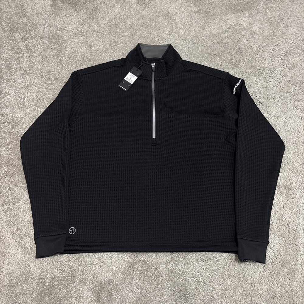 Straight Down Opal Half Zip Women M NWT Golf Performance Long Sleeve Waffle Knit